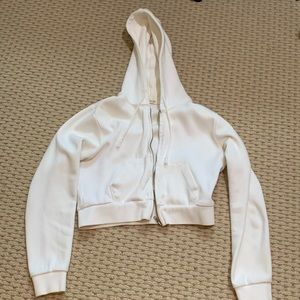 Brandy White Zip-Up